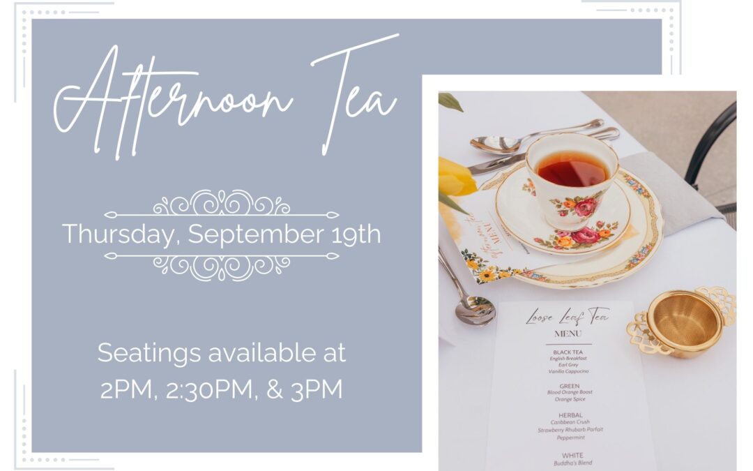 Afternoon Tea September 19th