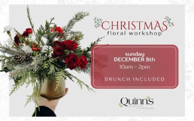 Christmas Floral Workshop with Quinn’s Blooms