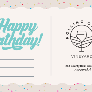 Happy Birthday Gift Certificate